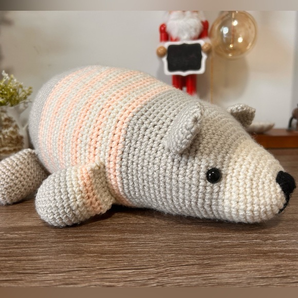 Other - Handmade Crochet Bear Wearing a Sweater